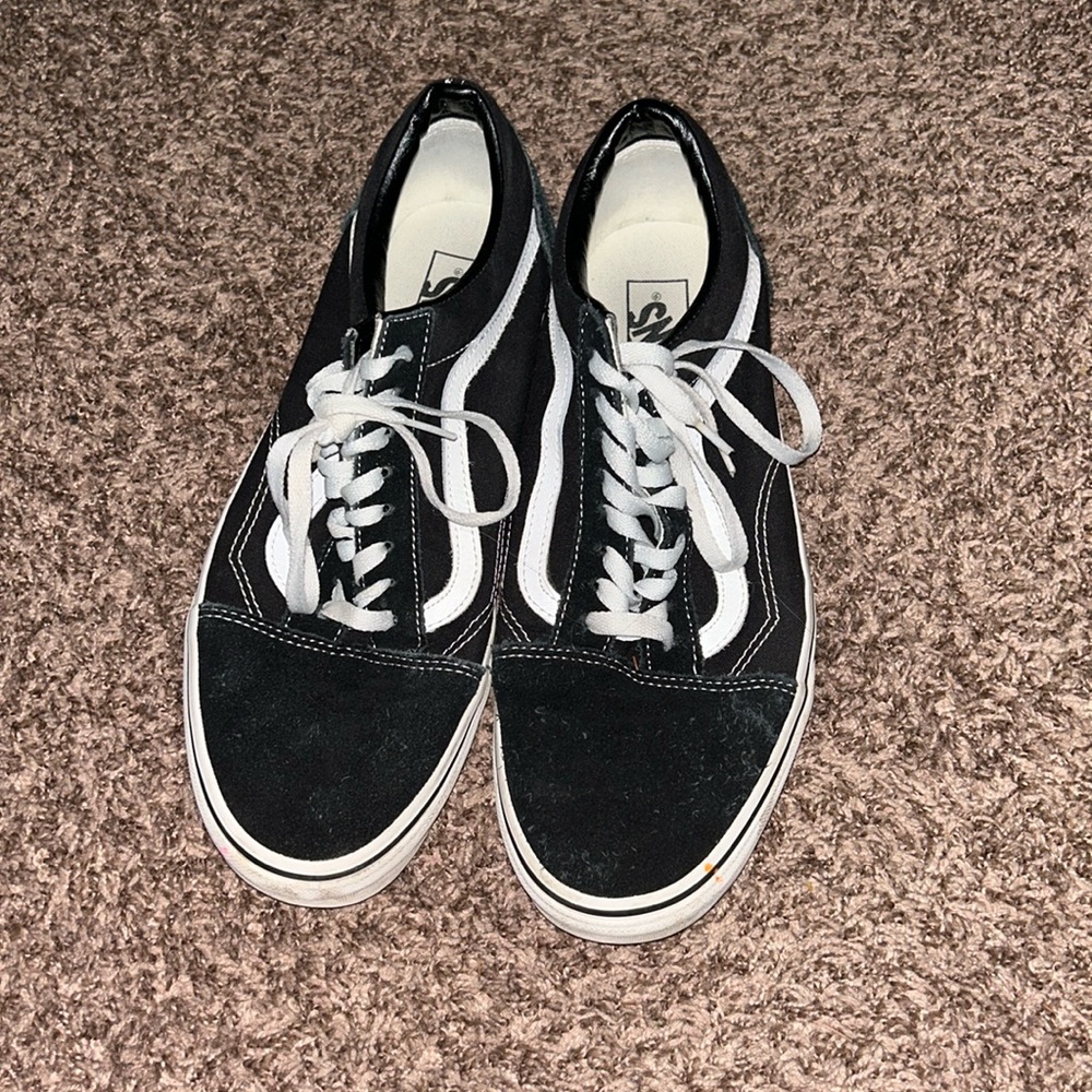 Black Vans Skate Shoes